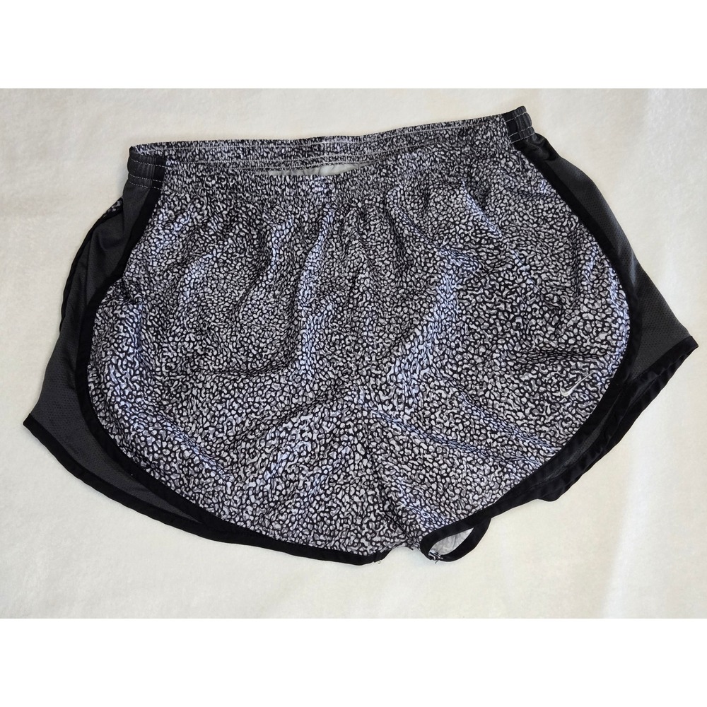 Nike Dri-FIT Running Shorts Bundle Womens Large Tropical Floral Leopard 2 Pairs - Picture 7 of 10